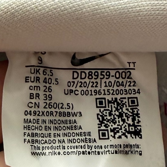 Nike Air Force 1 ’07 Women’s – Phantom / Light Iron Ore – Snakeskin Swoosh – Siz - Picture 3 of 6